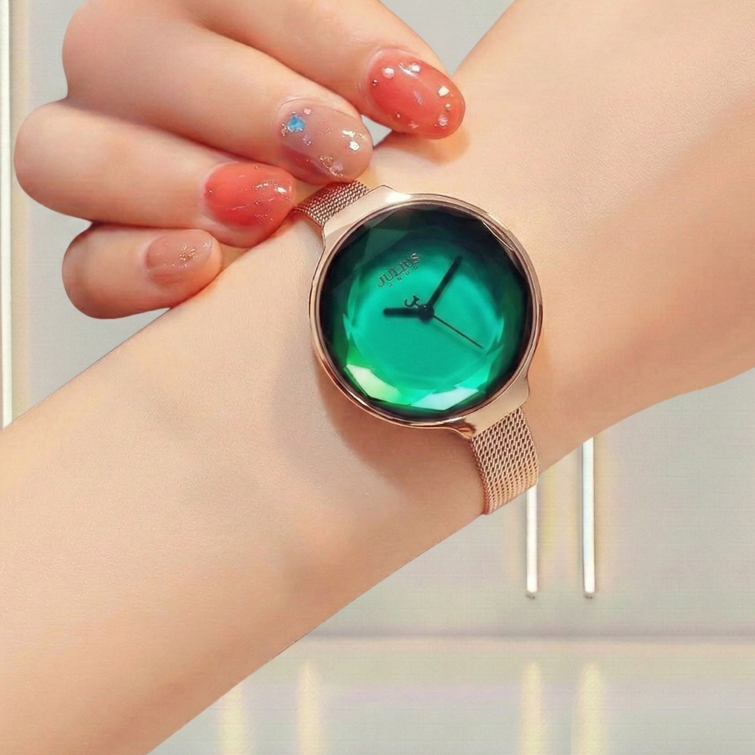 AURA LANE JOYERÍA | RELOJ ESFERA DE CRISTAL