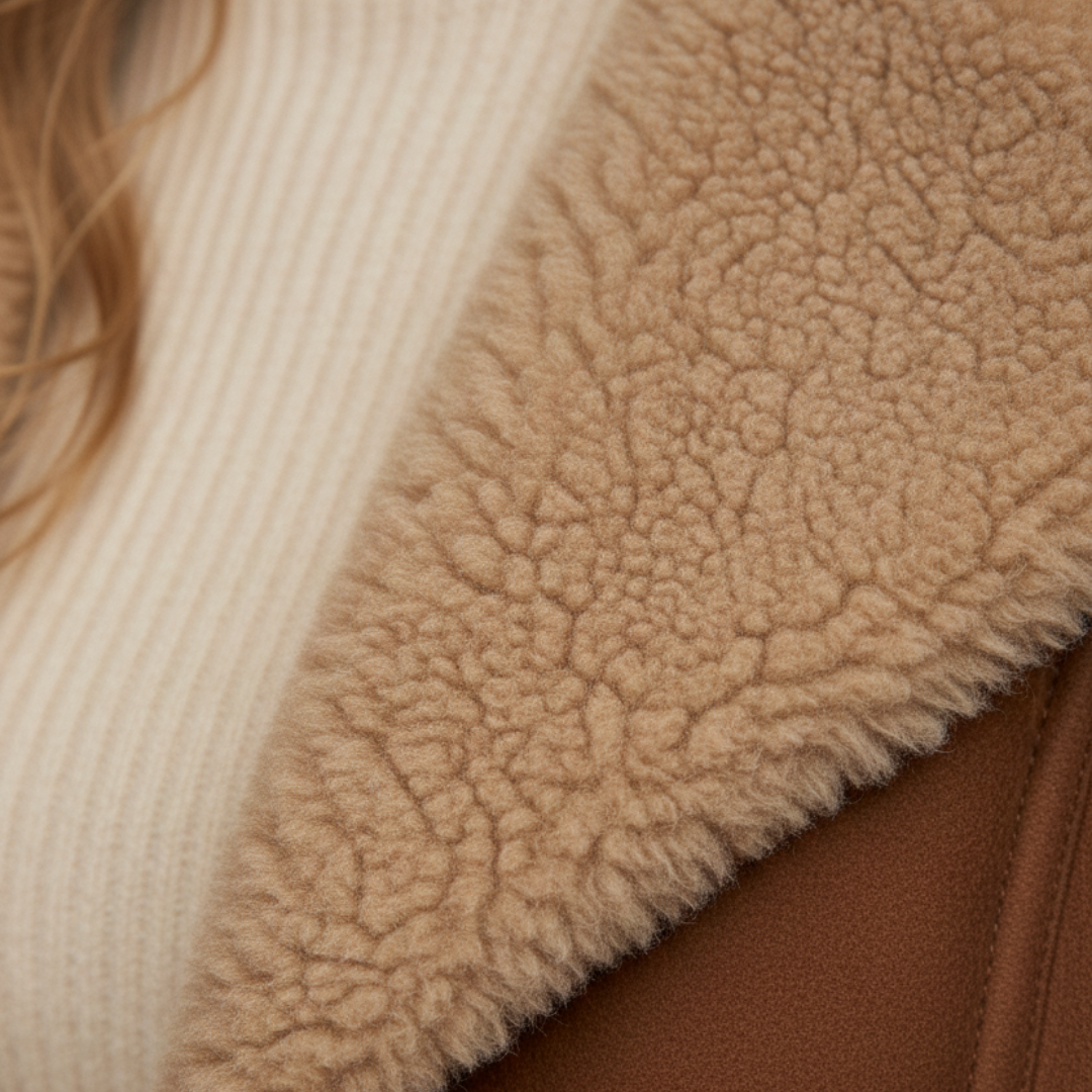 AURA LANE | ABRIGO DE INVIERNO ALARGADA CON PELO EN EL INTERIOR