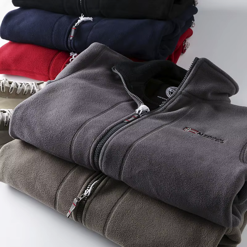 AURA LANE | CHAQUETA POLAR CON CREMALLERA