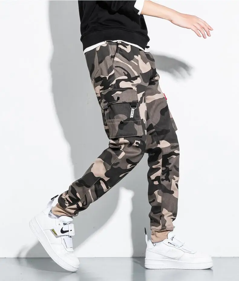 AURA LANE | PANTALÓN CARGO CAMUFLAJE CASUAL HOMBRE