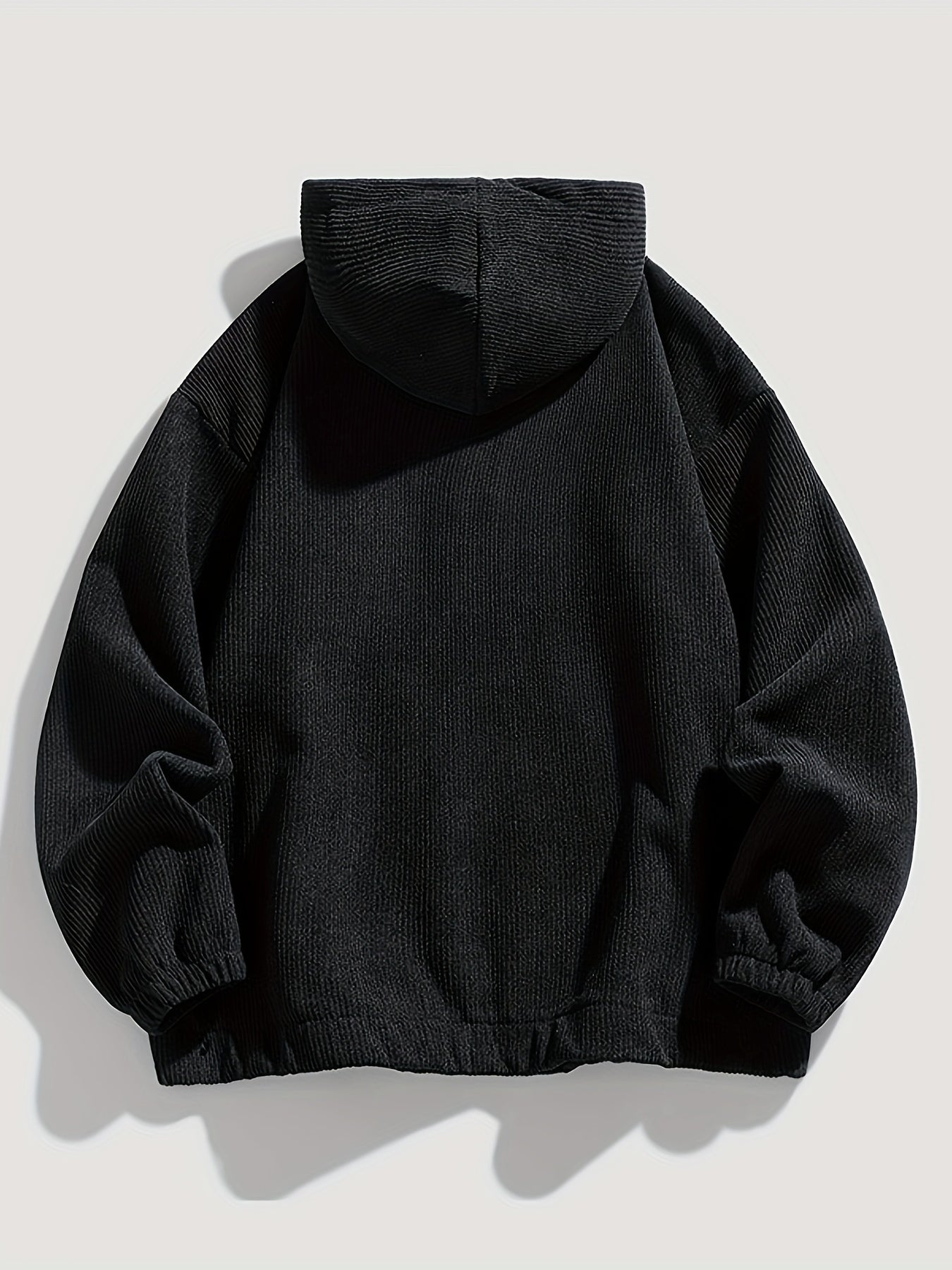 AURA LANE | SUDADERA CON CAPUCHA DE PANA CASUAL HOMBRE