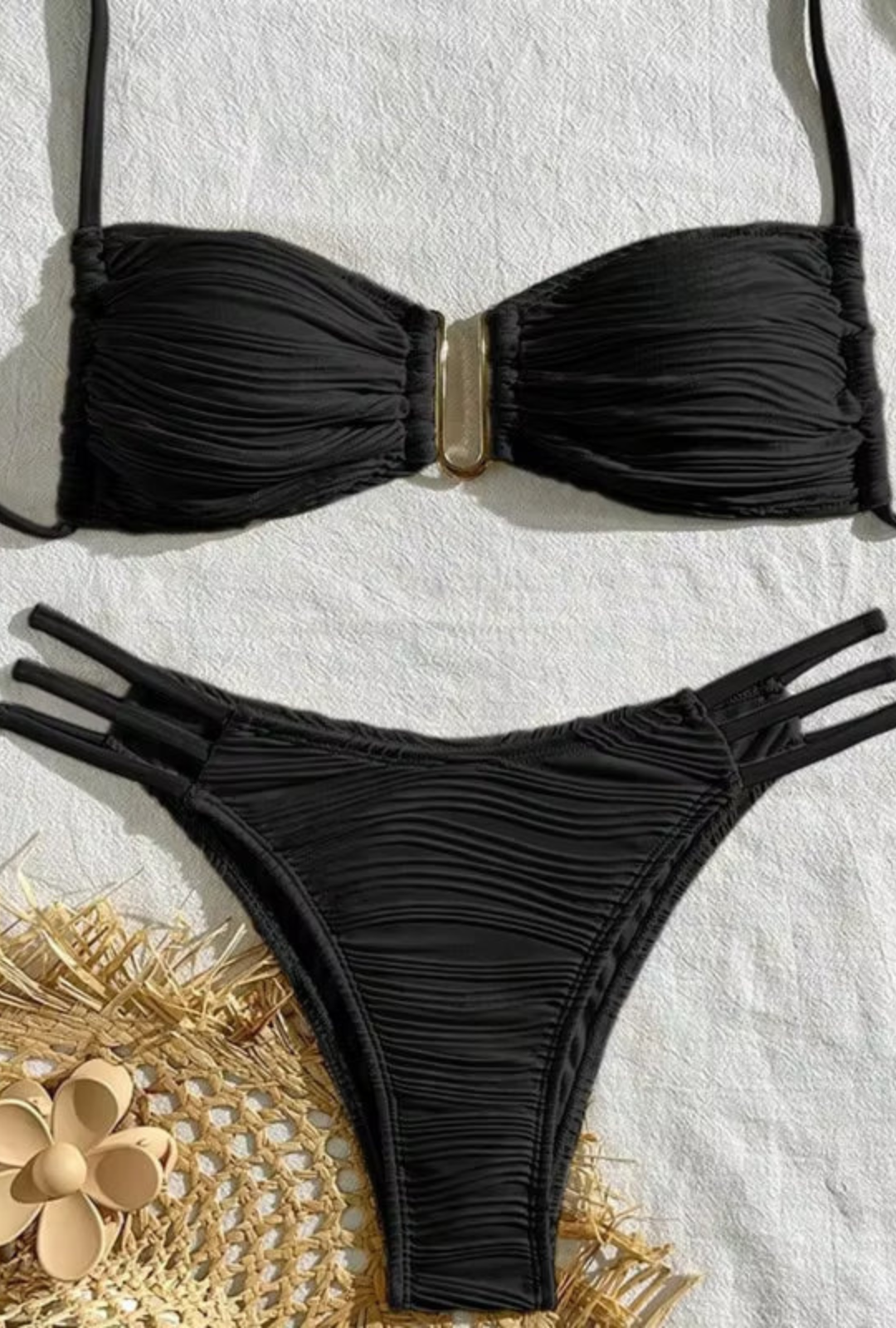AURA LANE | CONJUNTO DE BIKINI AMADERADO