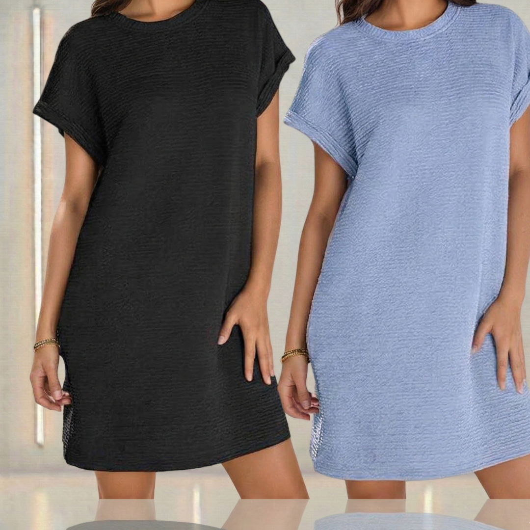 AURA LANE | VESTIDO CASUAL DE PRIMAVERA MUJER TELA FINA