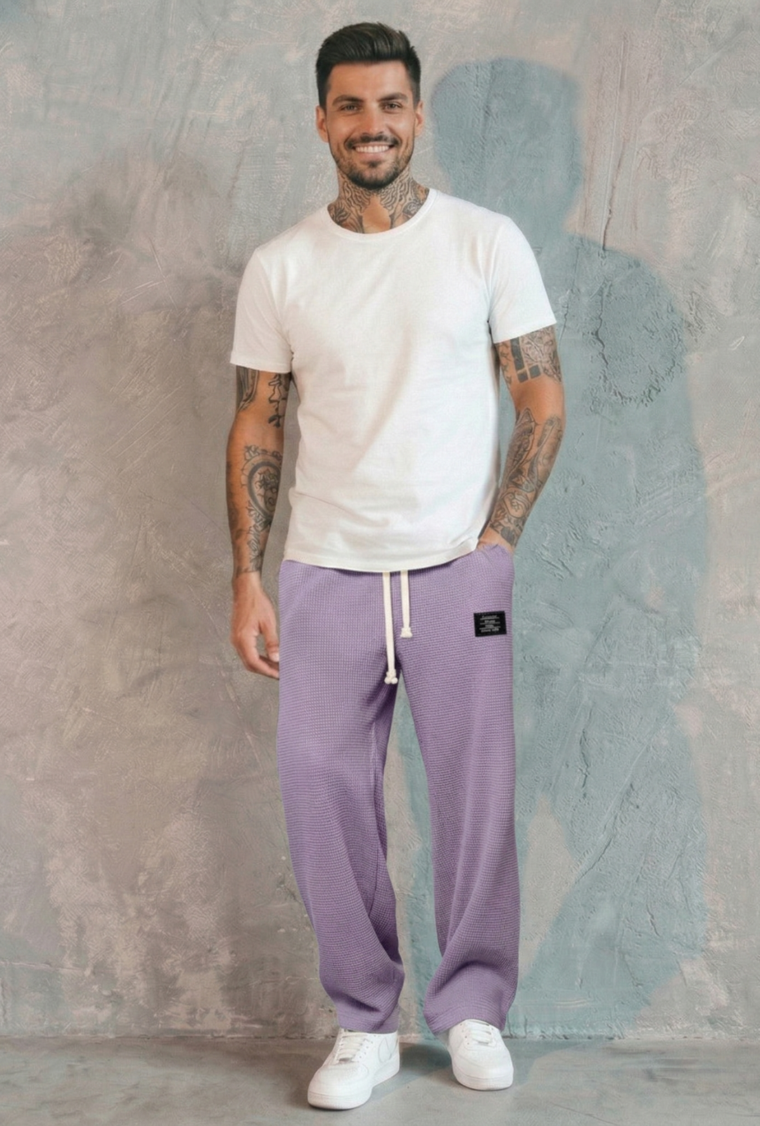 AURA LANE | PANTALONES DE CORTE CÓMODO PARA HOMBRE