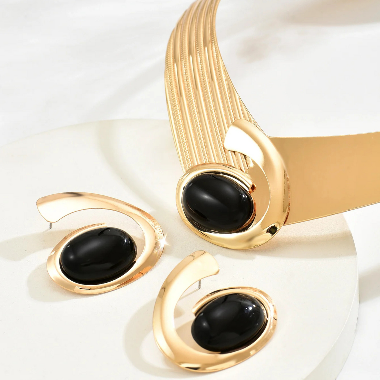 AURA LANE JOYERÍA | CONJUNTO DE COLLAR Y PENDIENTES MUJER