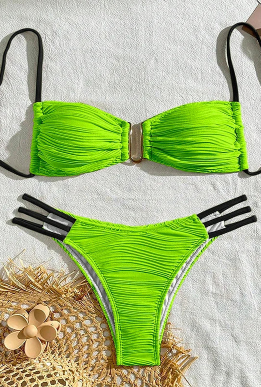 AURA LANE | CONJUNTO DE BIKINI AMADERADO