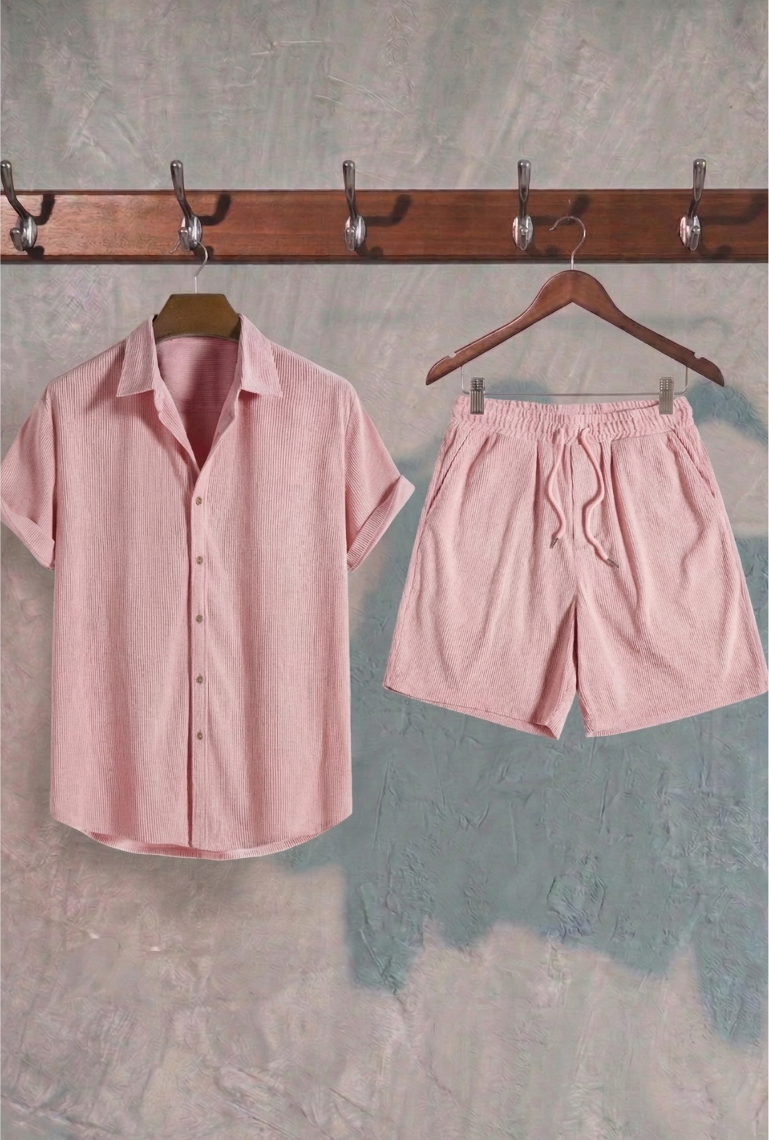 AURA LANE | CONJUNTO HOMBRE EDICIÓN BALI - CAMISA MANGA CORTA & PANTALON CORTO