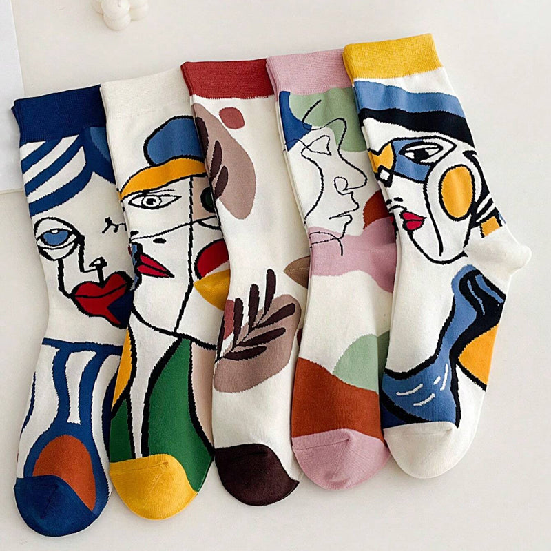 AURA LANE | CALCETINES ABSTRACTOS MUJER
