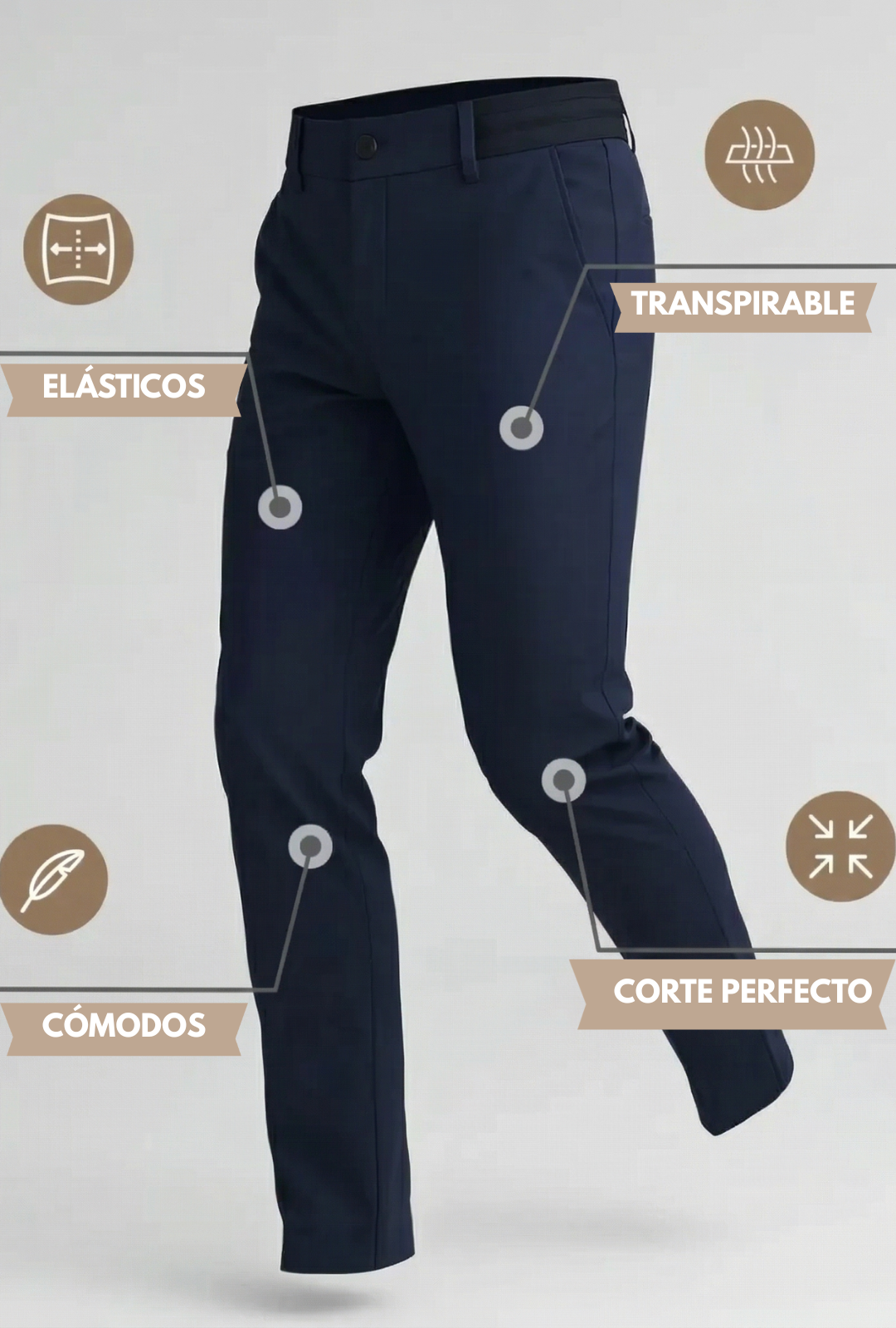 AURA LANE | PANTALÓN EXTENSIBLE EDICIÓN PREMIUM LANE HOMBRE
