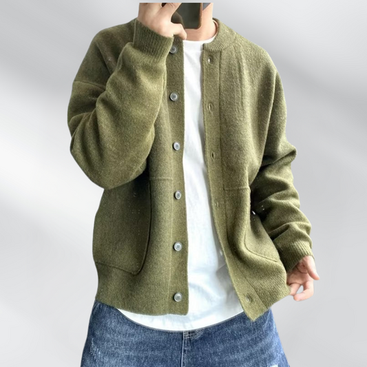 AURA LANE | CÁRDIGAN CLÁSICO HOMBRE