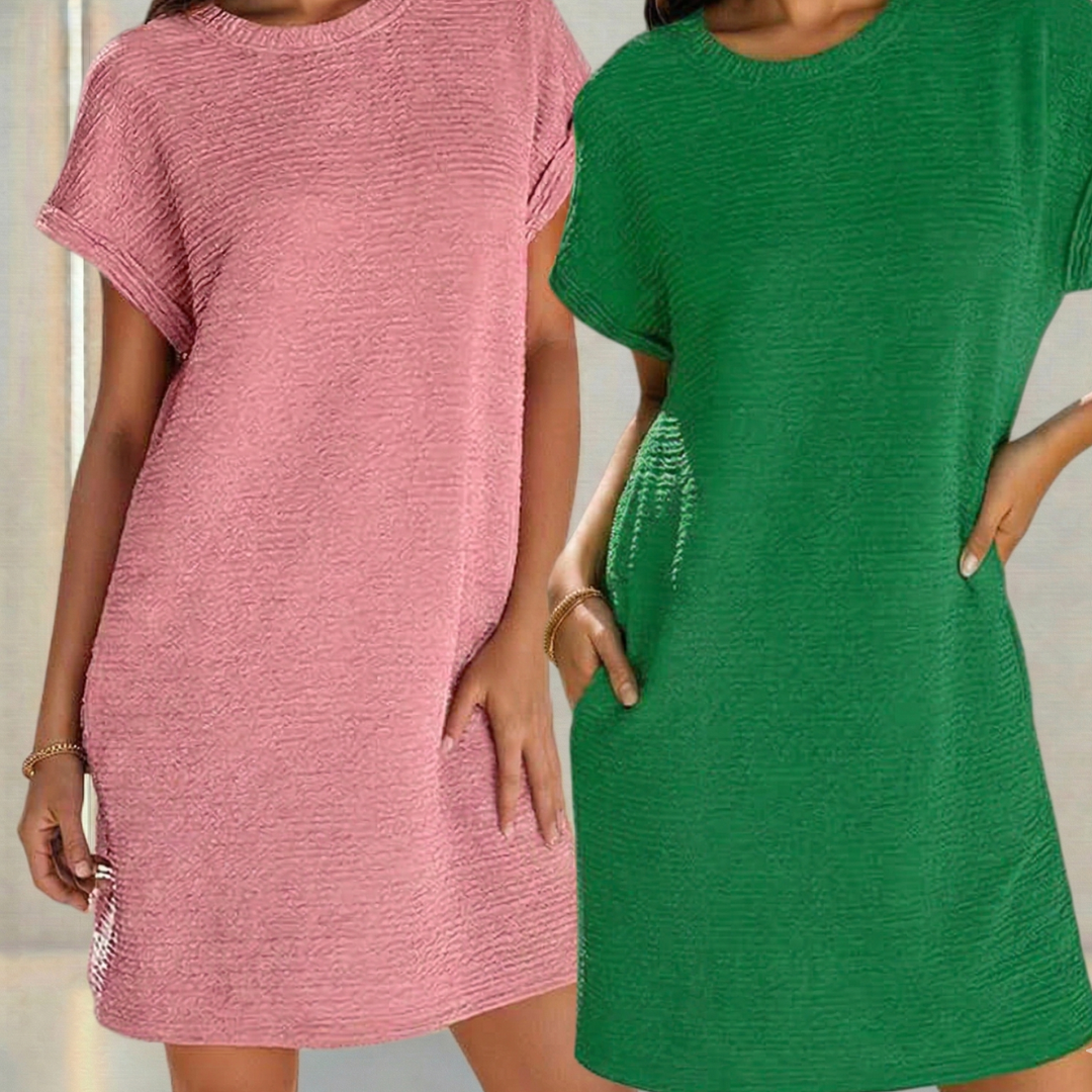 AURA LANE | VESTIDO CASUAL DE PRIMAVERA MUJER TELA FINA