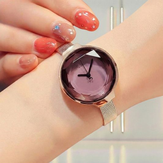 AURA LANE JOYERÍA | RELOJ ESFERA DE CRISTAL