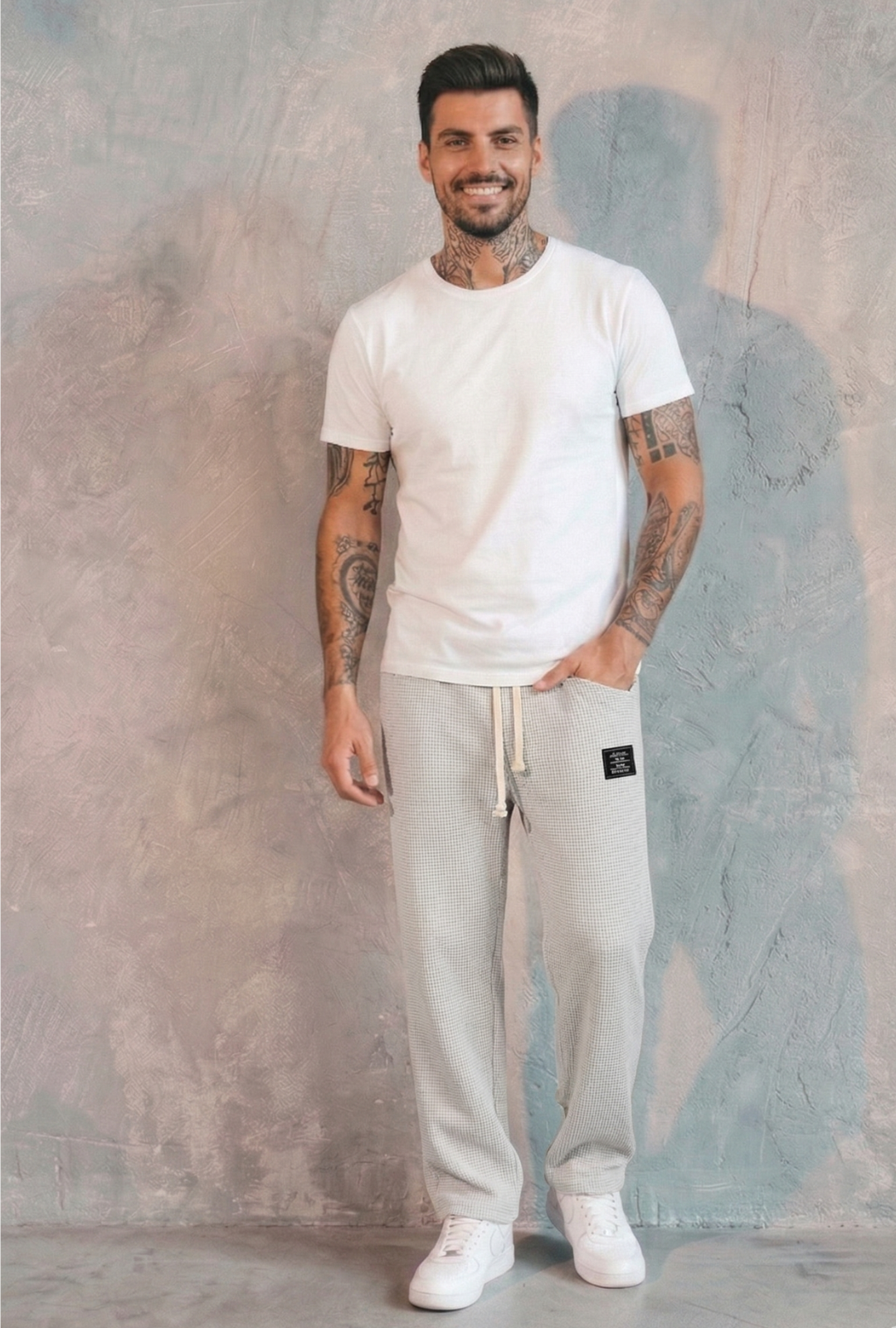 AURA LANE | PANTALONES DE CORTE CÓMODO PARA HOMBRE
