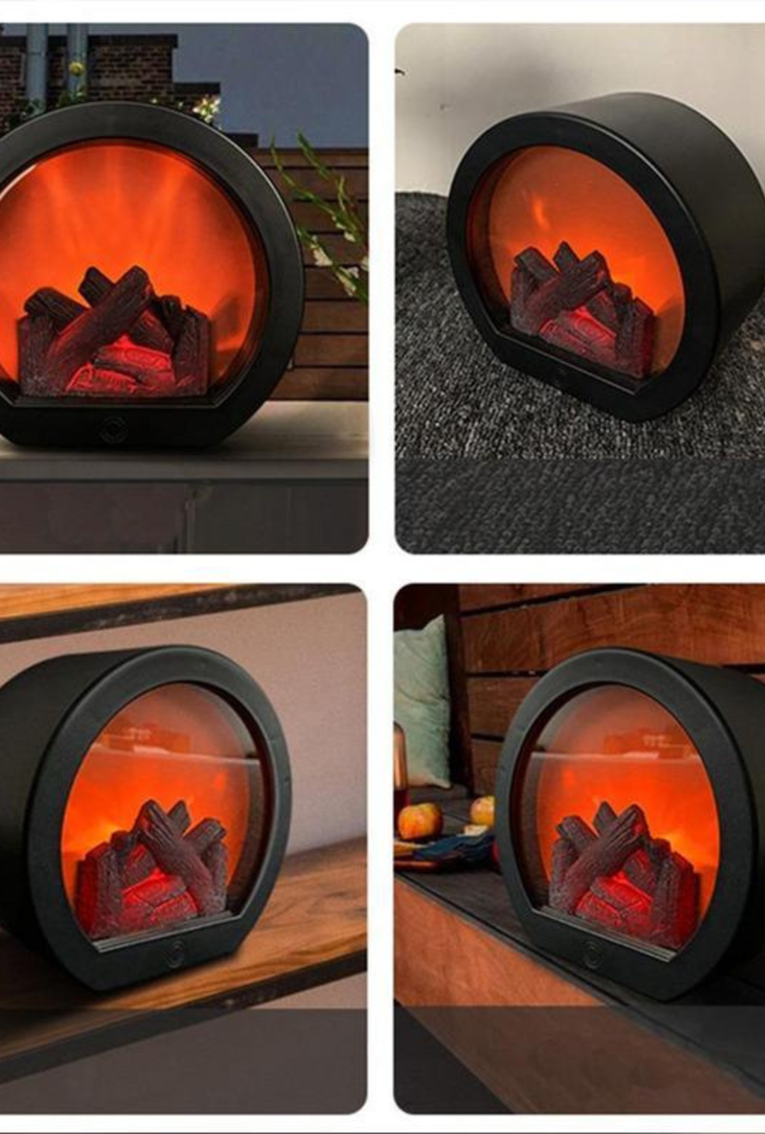 AURA LANE | ¿VELAS PELIGROSAS? LINTERNA LLAMA 3D, ¡AMBIENTE SEGURO!  LÁMPARA ELÉCTRICA INTELIGENTE PARA CHIMENEA, LINTERNA DECORATIVA PARA CHIMENEA CON LUZ LED