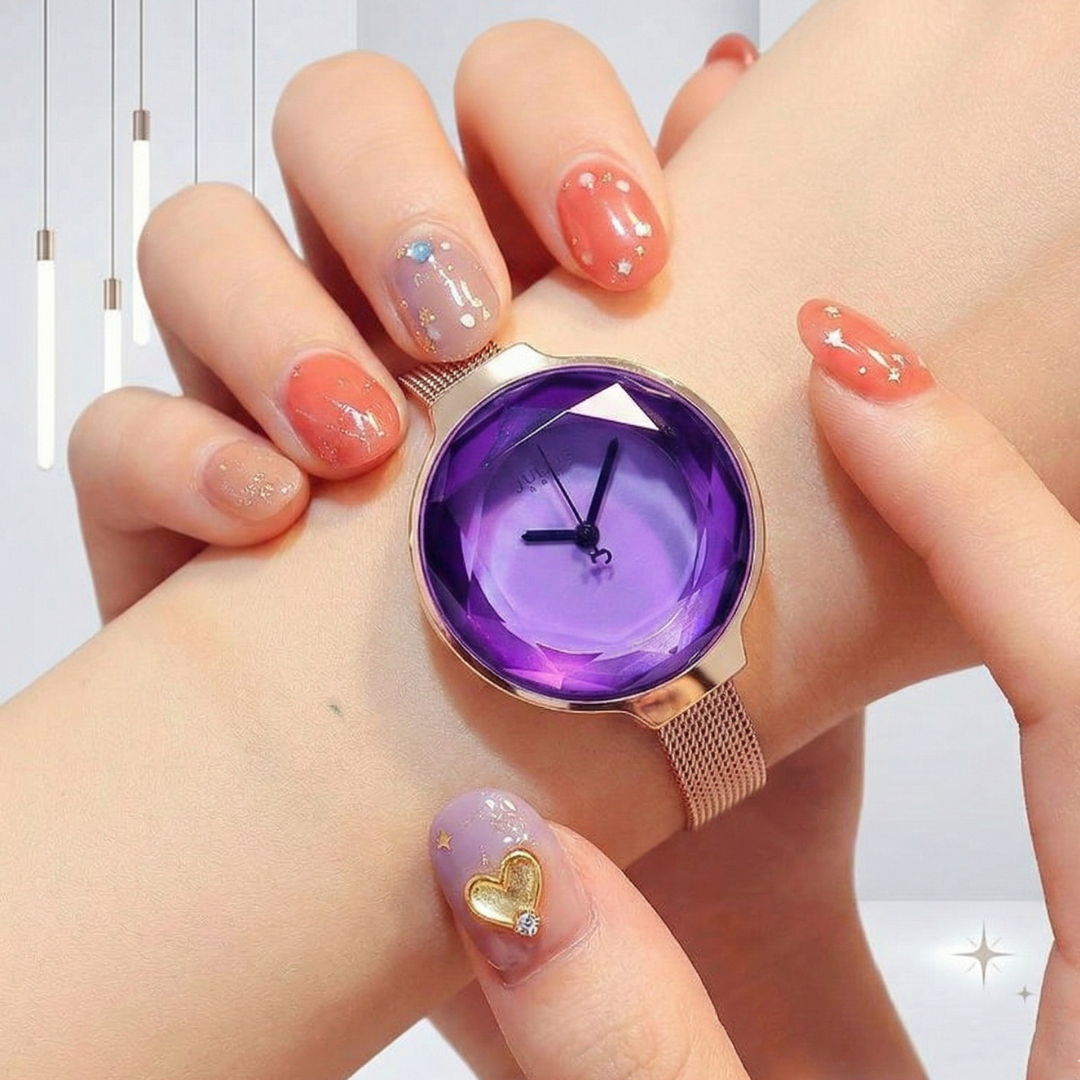 AURA LANE JOYERÍA | RELOJ ESFERA DE CRISTAL