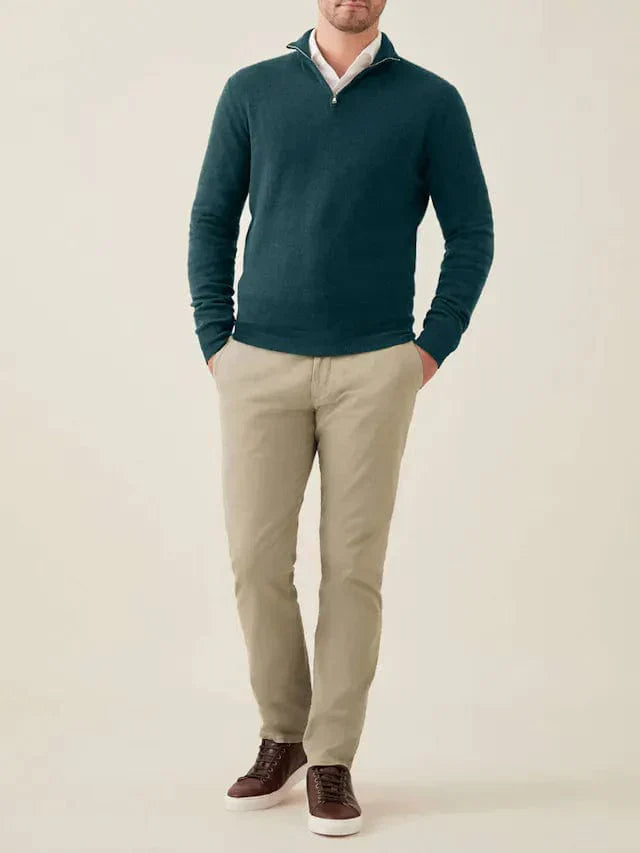 AURA LANE | POLERA MEDIA CREMALLERA ELEGANTE EDICIÓN AURA