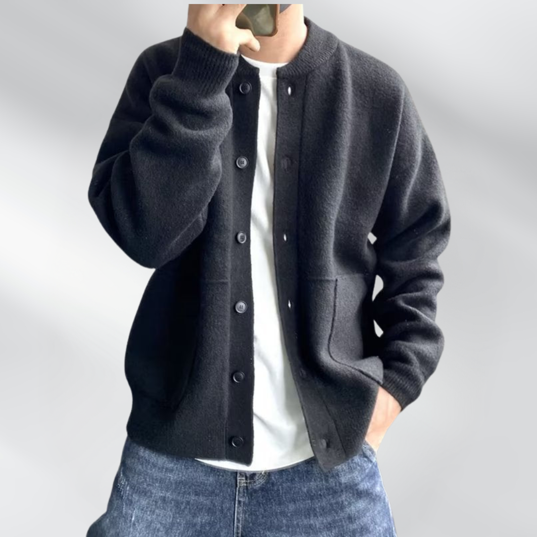 AURA LANE | CÁRDIGAN CLÁSICO HOMBRE