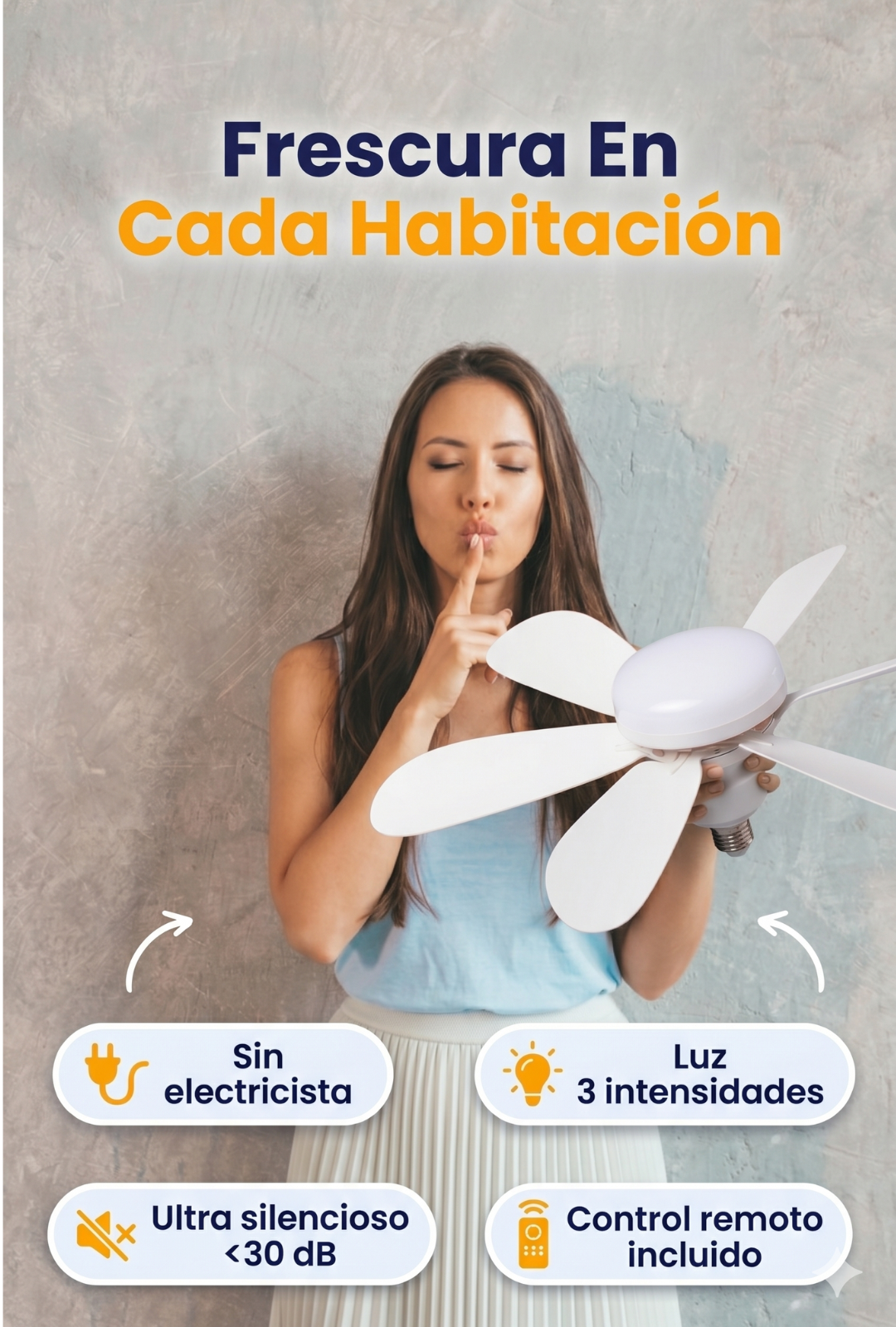 AURA LANE | VENTILADOR DE TECHO PARA UN VERANO MAS FRESCO Y SATISFACTORIO