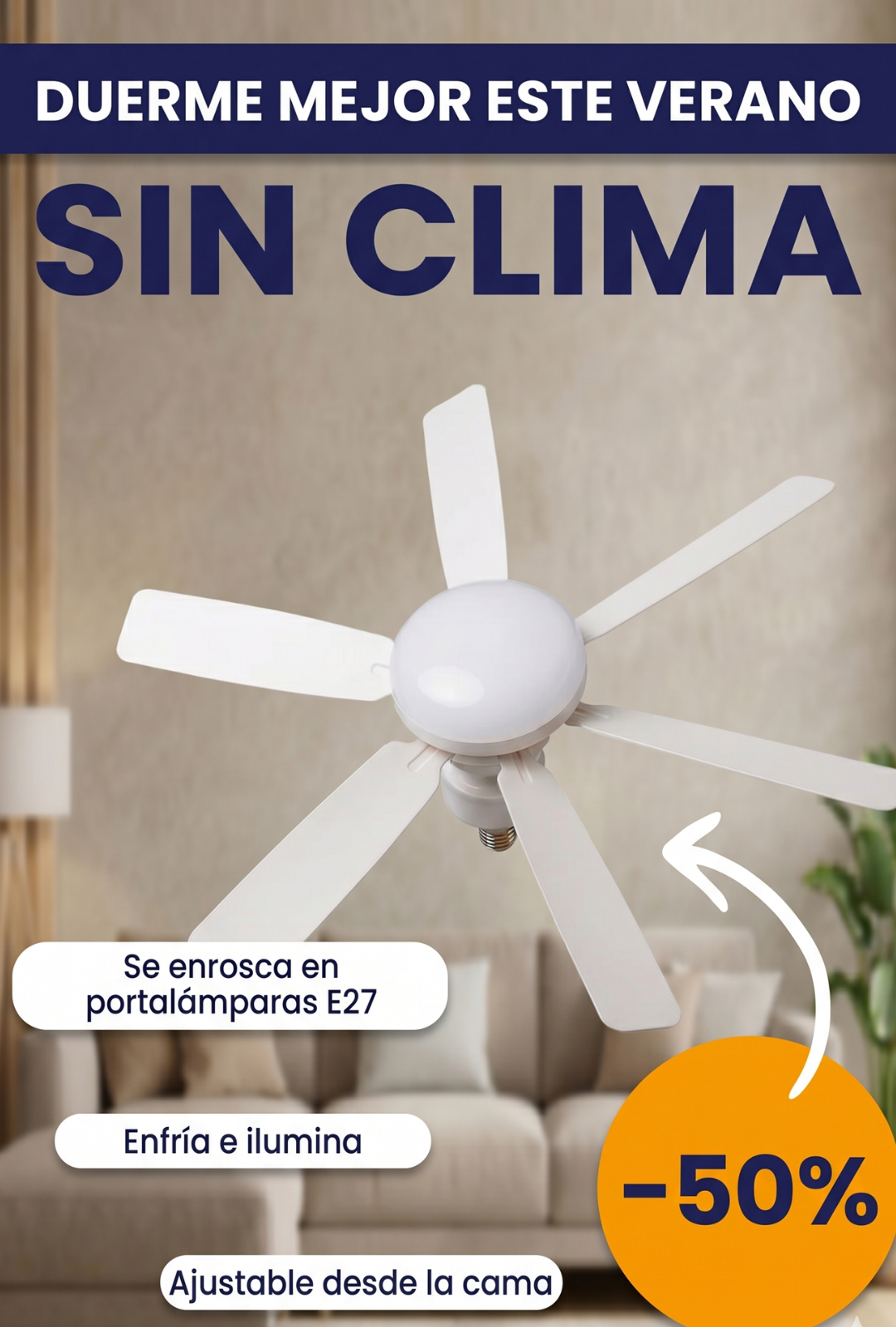 AURA LANE | VENTILADOR DE TECHO PARA UN VERANO MAS FRESCO Y SATISFACTORIO