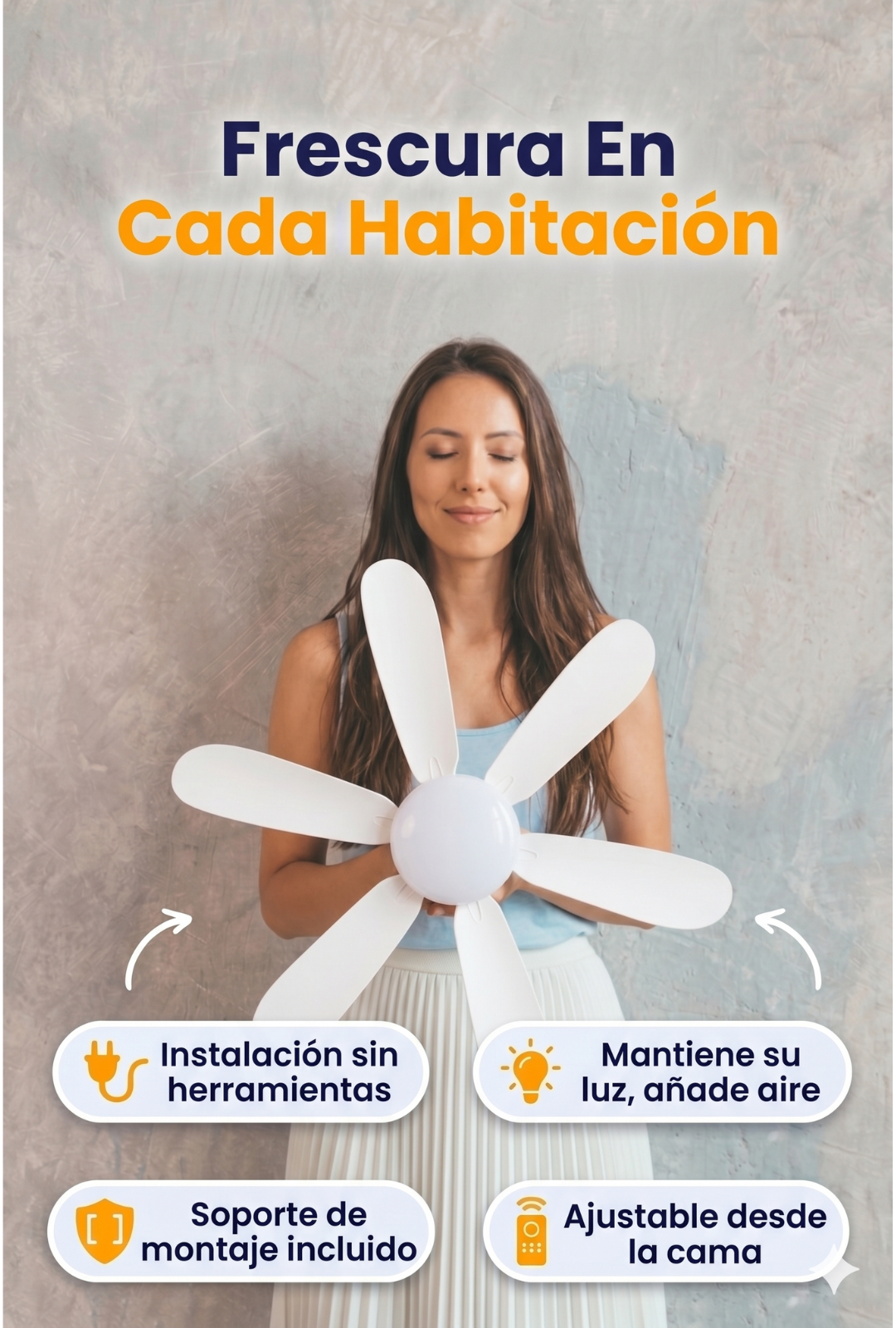 AURA LANE | VENTILADOR DE TECHO PARA UN VERANO MAS FRESCO Y SATISFACTORIO
