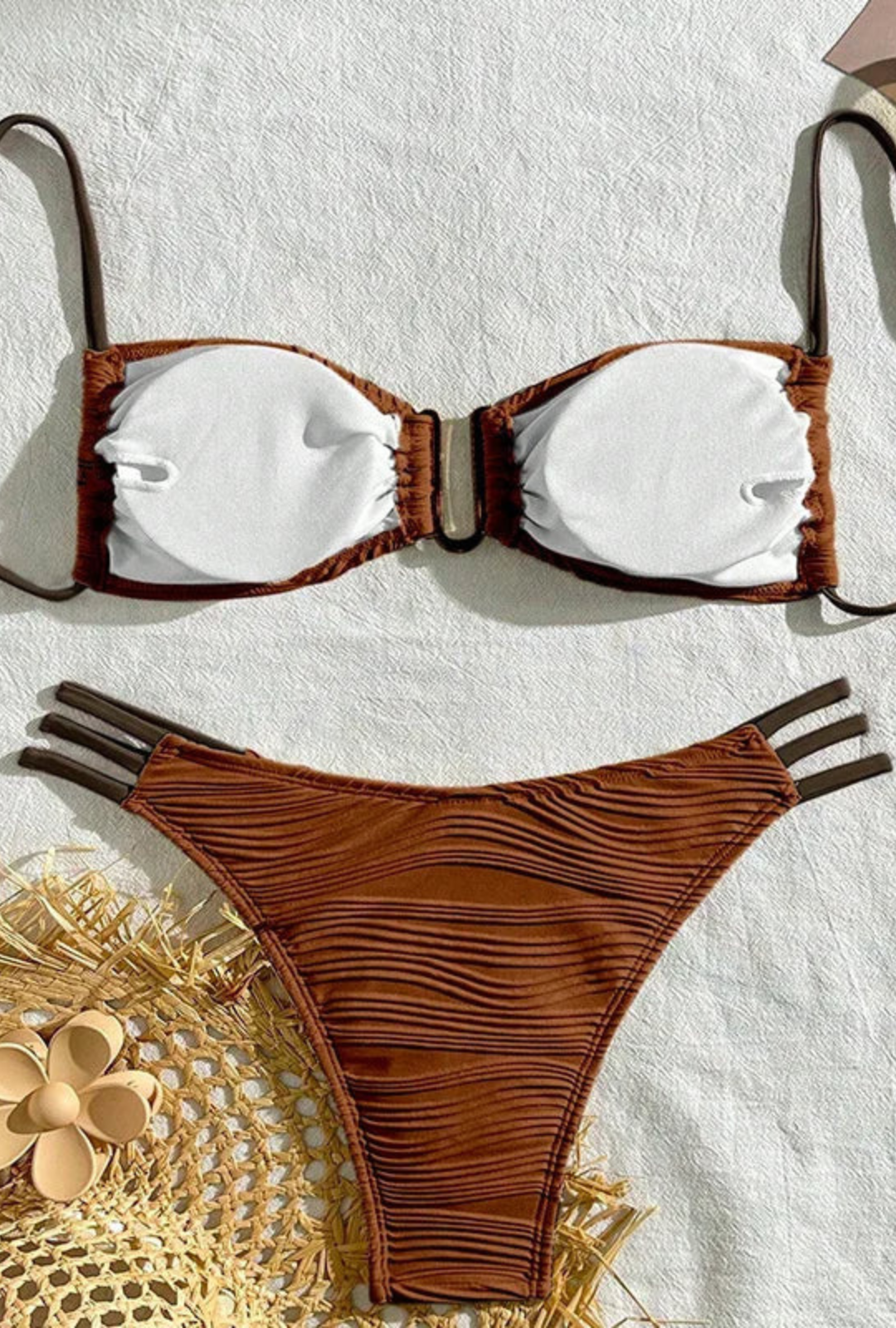 AURA LANE | CONJUNTO DE BIKINI AMADERADO