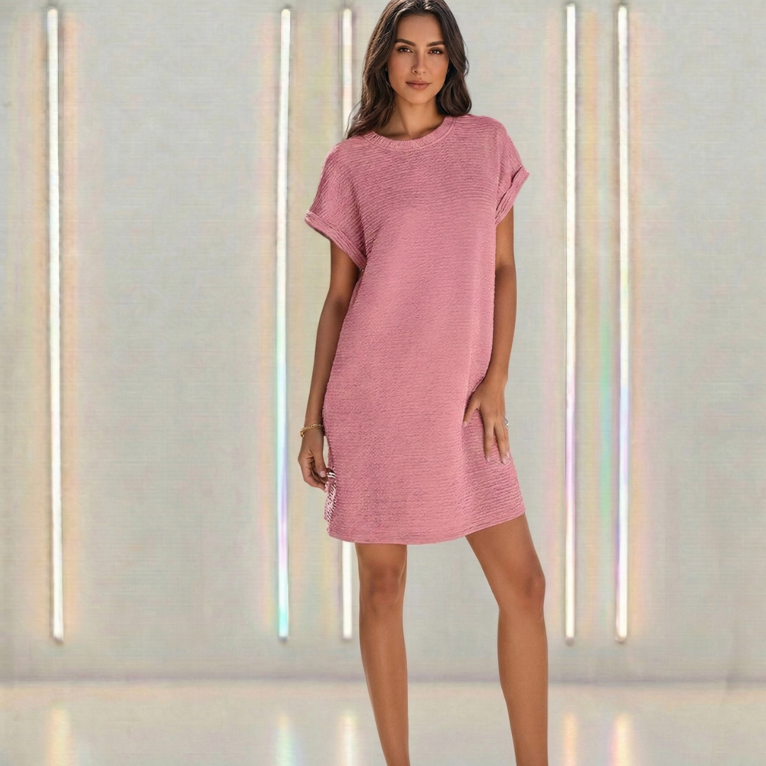 AURA LANE | VESTIDO CASUAL DE PRIMAVERA MUJER TELA FINA