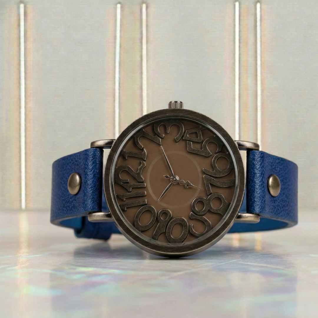 AURA LANE JOYERÍA | RELOJ DE ACERO DE PULSERA ESFERA VINTAGE