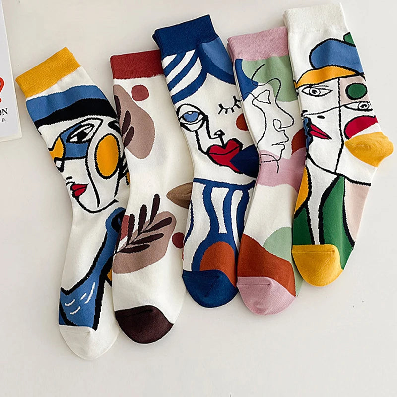 AURA LANE | CALCETINES ABSTRACTOS MUJER