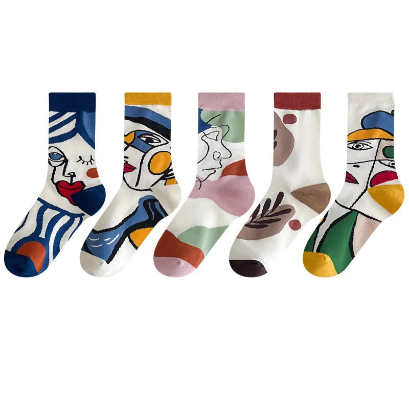 AURA LANE | CALCETINES ABSTRACTOS MUJER