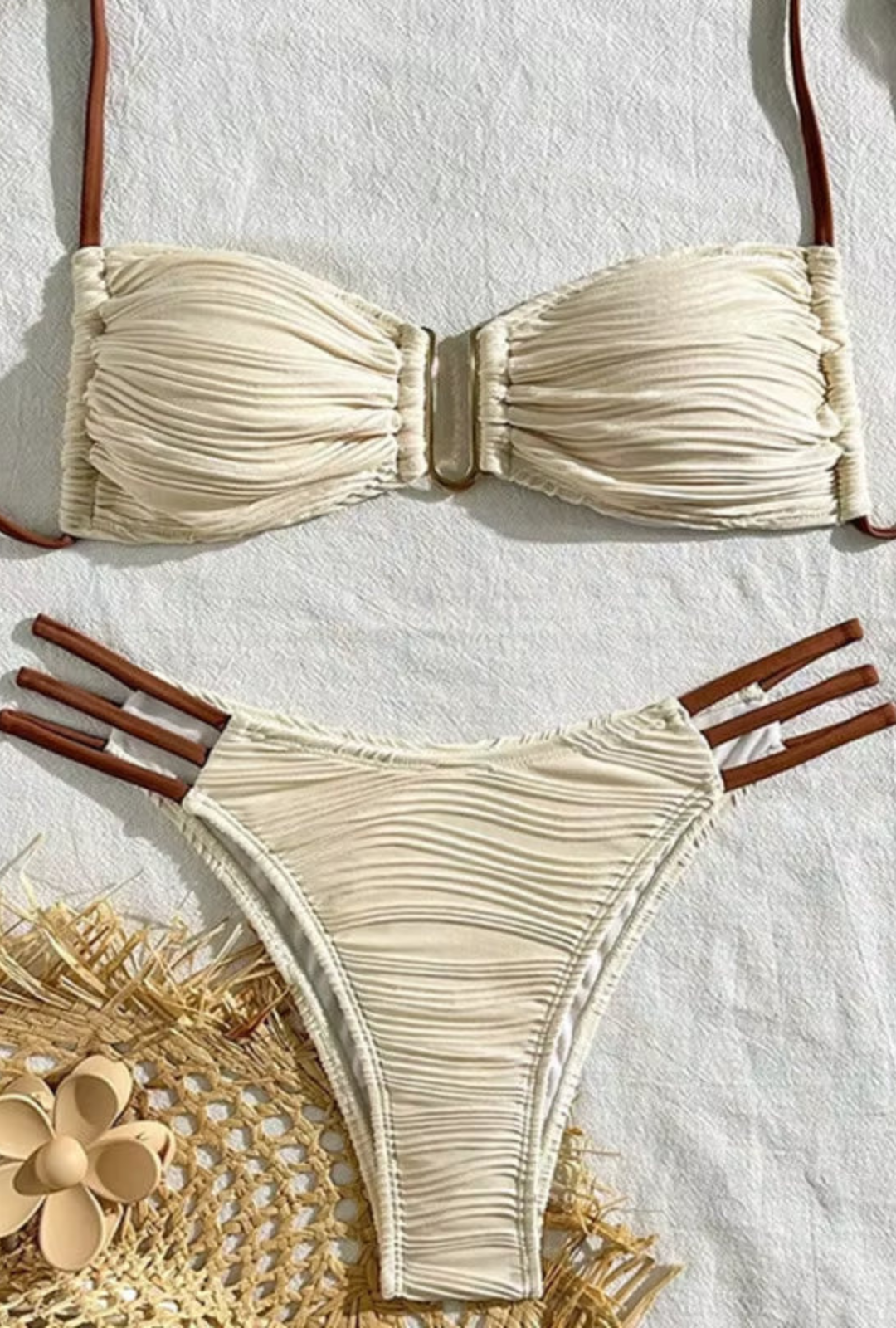 AURA LANE | CONJUNTO DE BIKINI AMADERADO