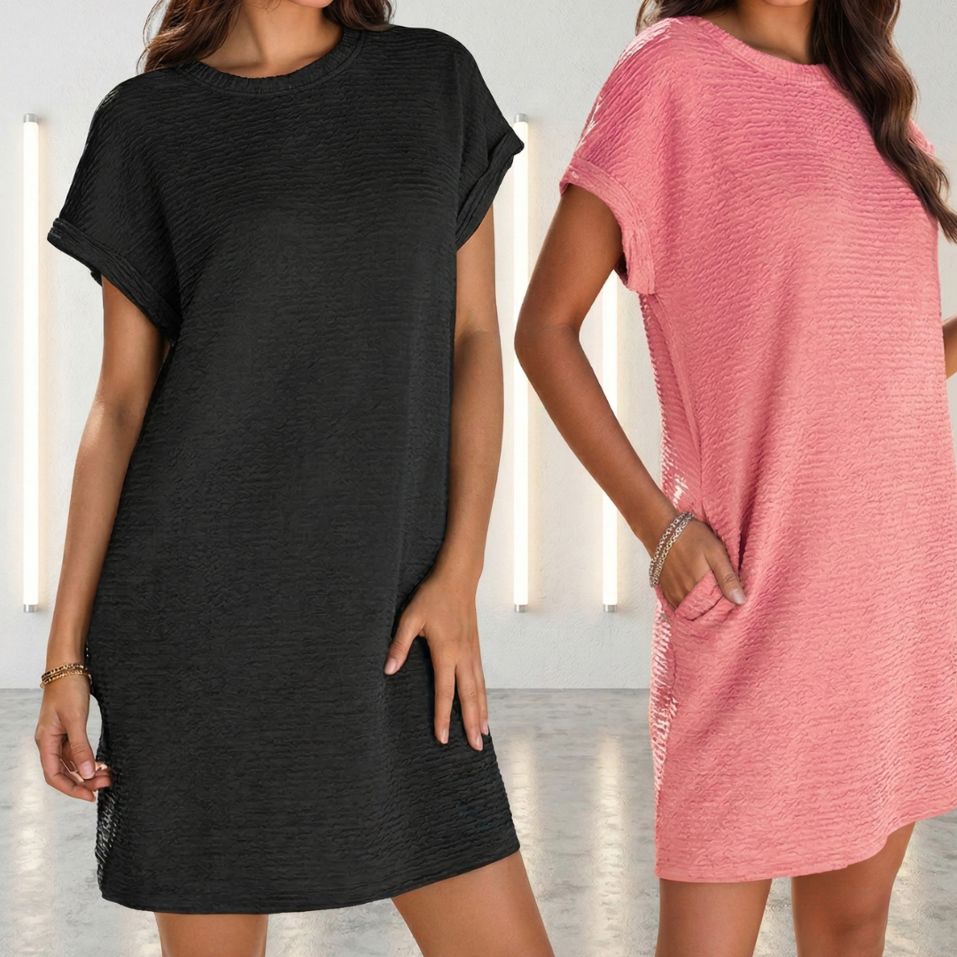 AURA LANE | VESTIDO CASUAL DE PRIMAVERA MUJER TELA FINA