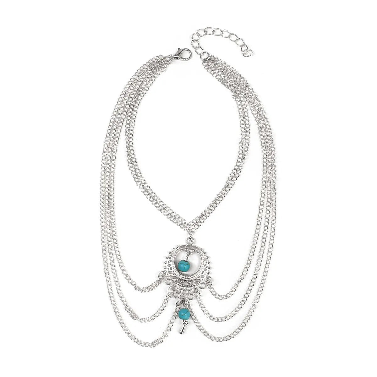 AURA LANE JOYERÍA | TOBILLERA CON VARIAS CADENAS