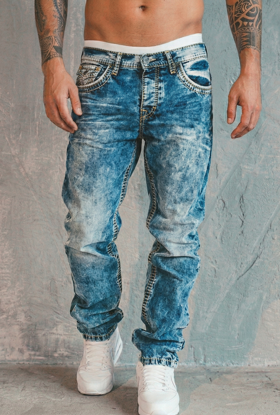 AURA LANE | JEANS HOMBRE ELÁSTICOS CASUALES PRIMAVERA HOMBRE