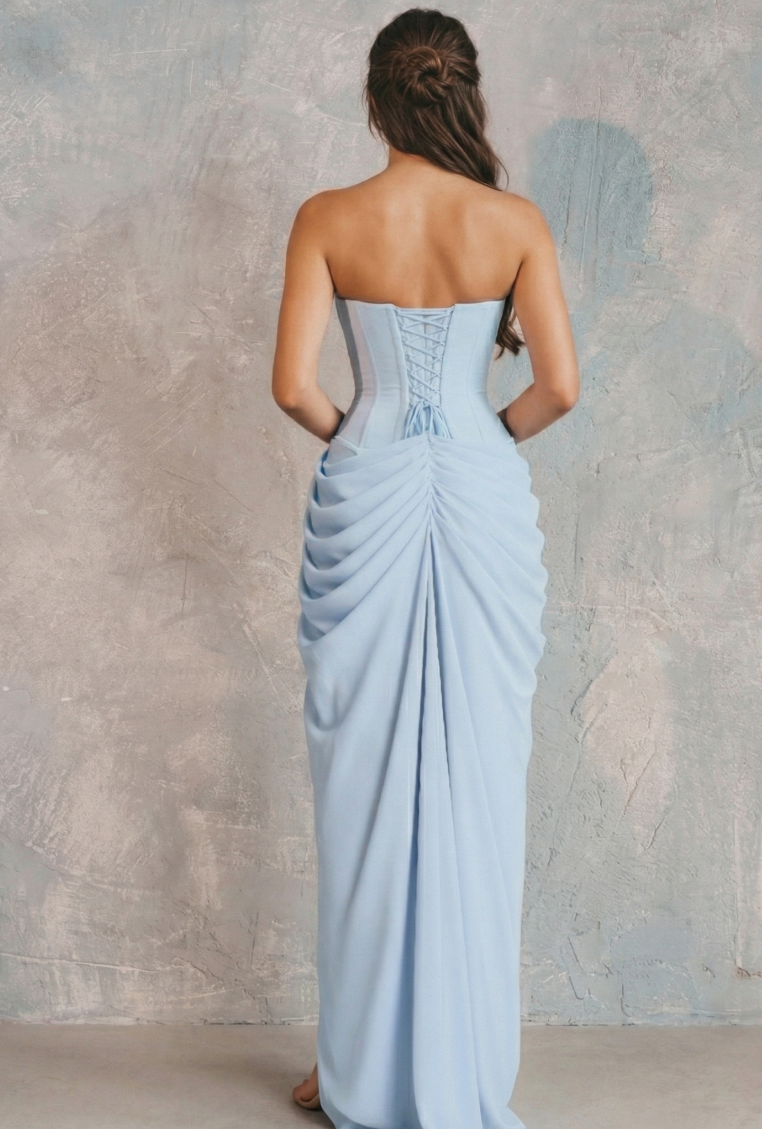 AURA LANE | VESTIDO  ELEGANTE ESCULTURAL EDICIÓN PRIMAVERA