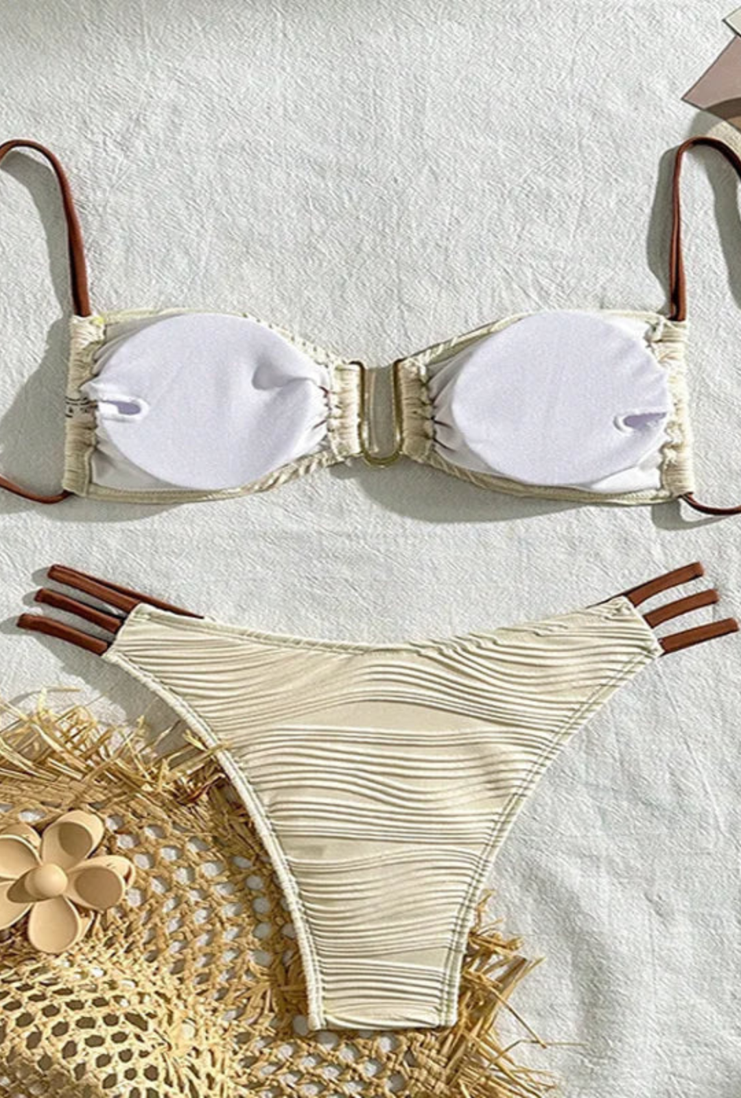 AURA LANE | CONJUNTO DE BIKINI AMADERADO