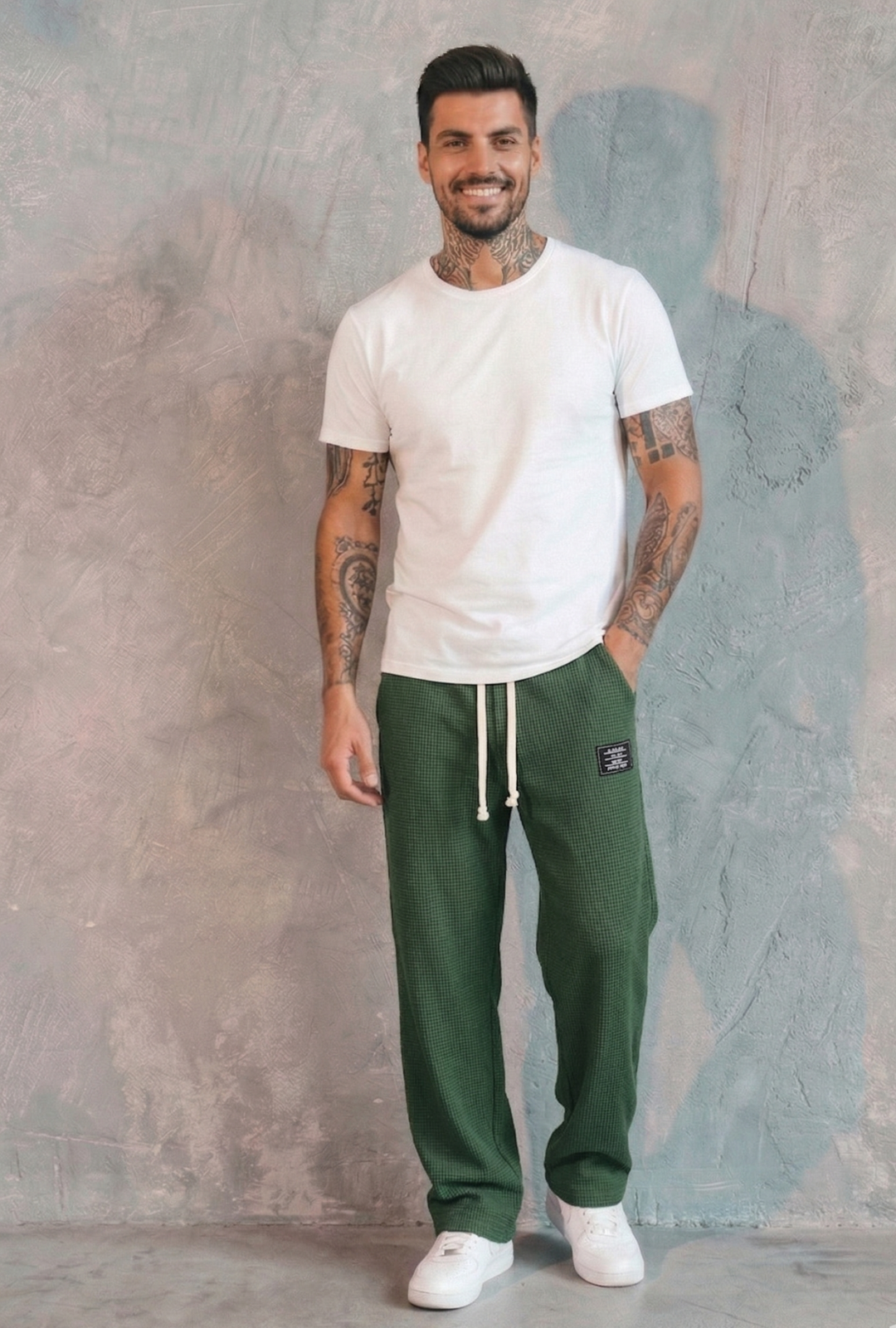 AURA LANE | PANTALONES DE CORTE CÓMODO PARA HOMBRE