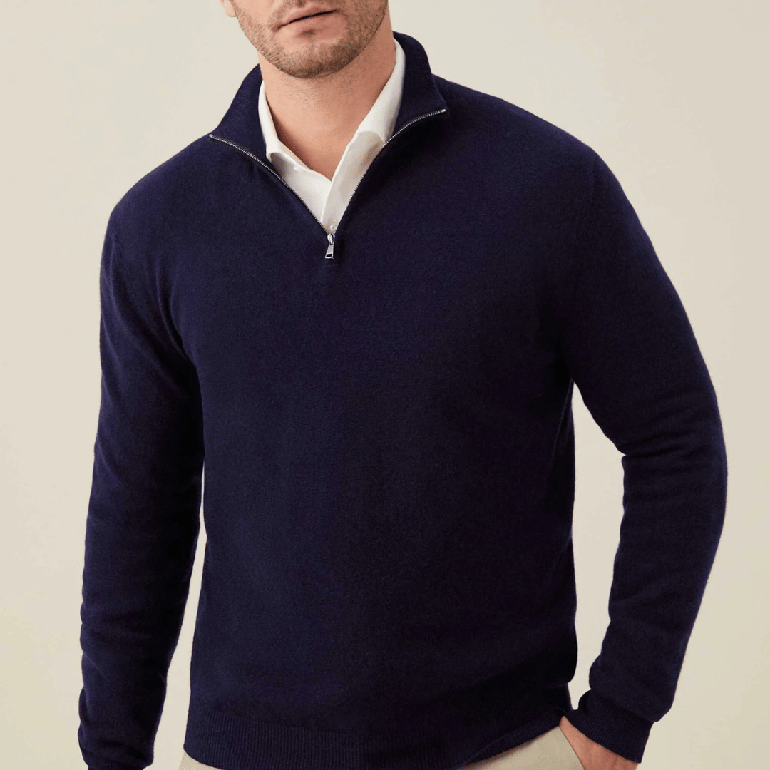 AURA LANE | POLERA MEDIA CREMALLERA ELEGANTE EDICIÓN AURA