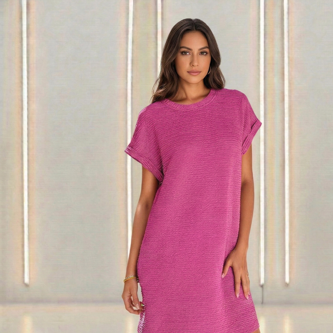 AURA LANE | VESTIDO CASUAL DE PRIMAVERA MUJER TELA FINA