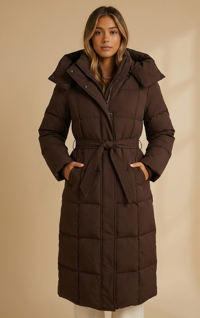 AURA LANE | CHAQUETA DE ABRIGO ACOLCHADA DE MUJER