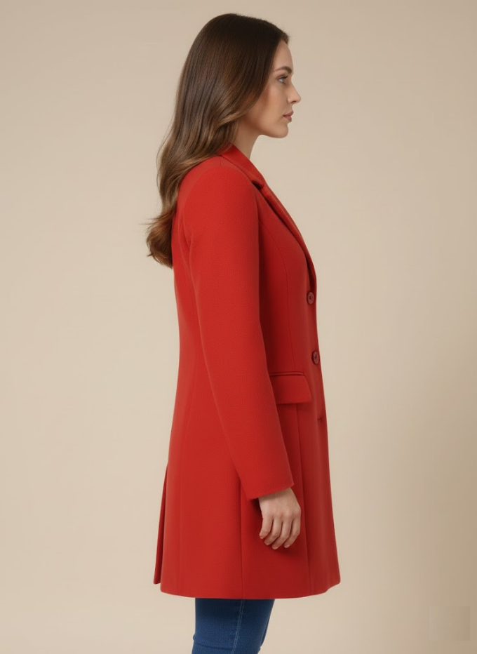 AURA LANE | ELEGANTE ABRIGO DE INVIERNO CLASICO MUJER