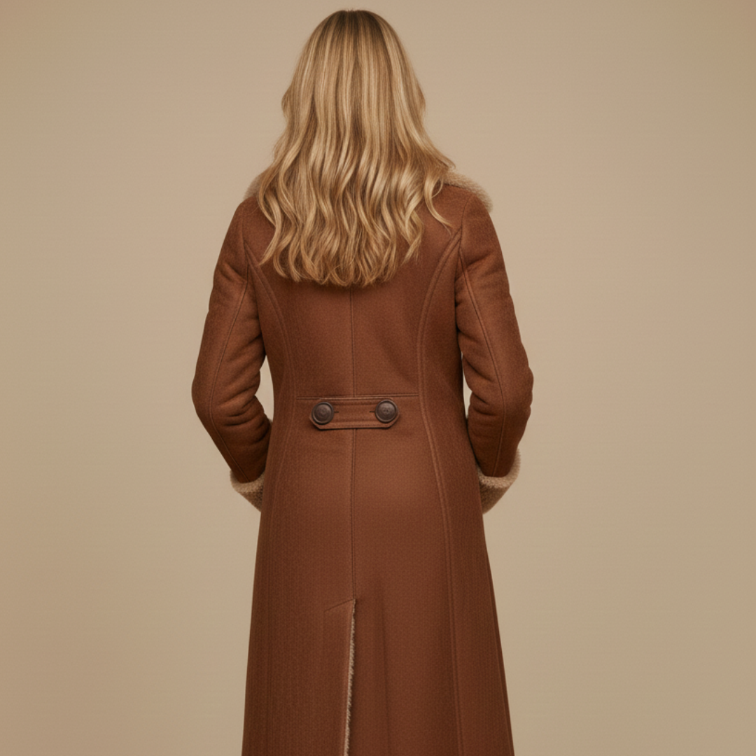 AURA LANE | ABRIGO DE INVIERNO ALARGADA CON PELO EN EL INTERIOR