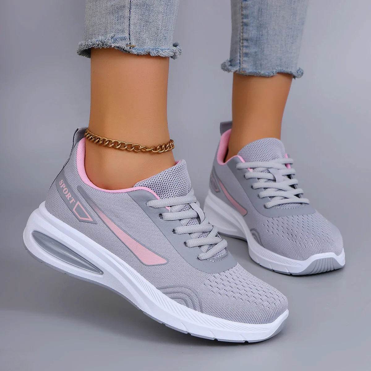 AURA LANE | ZAPATILLAS AUTODESLIZANTES DEPORTIVAS MUJER