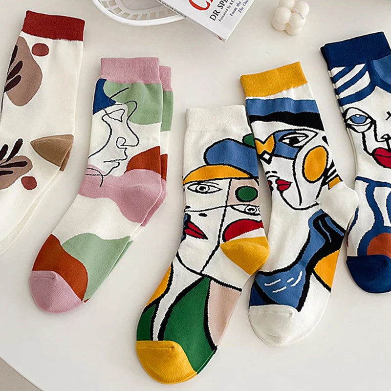 AURA LANE | CALCETINES ABSTRACTOS MUJER