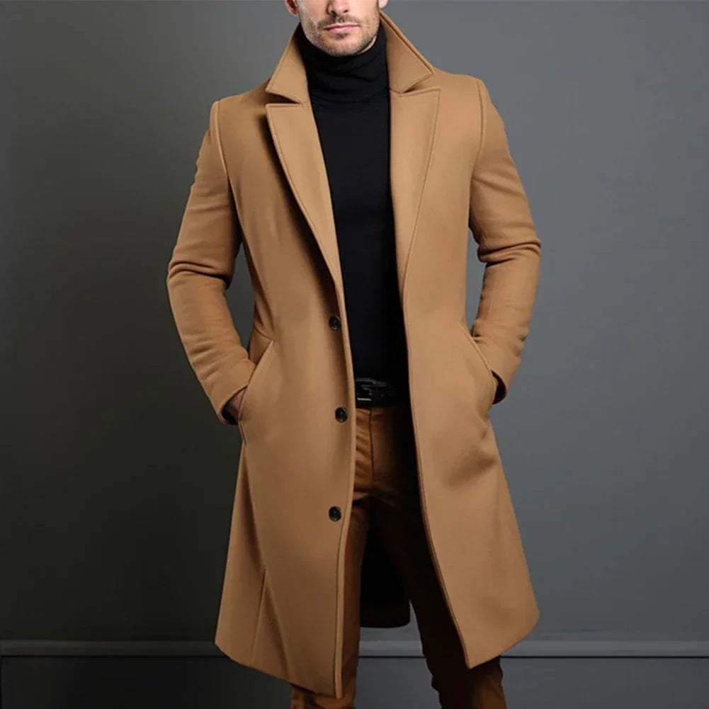 AURA LANE | GABARDINA ELEGANTE HOMBRE CLÁSICA