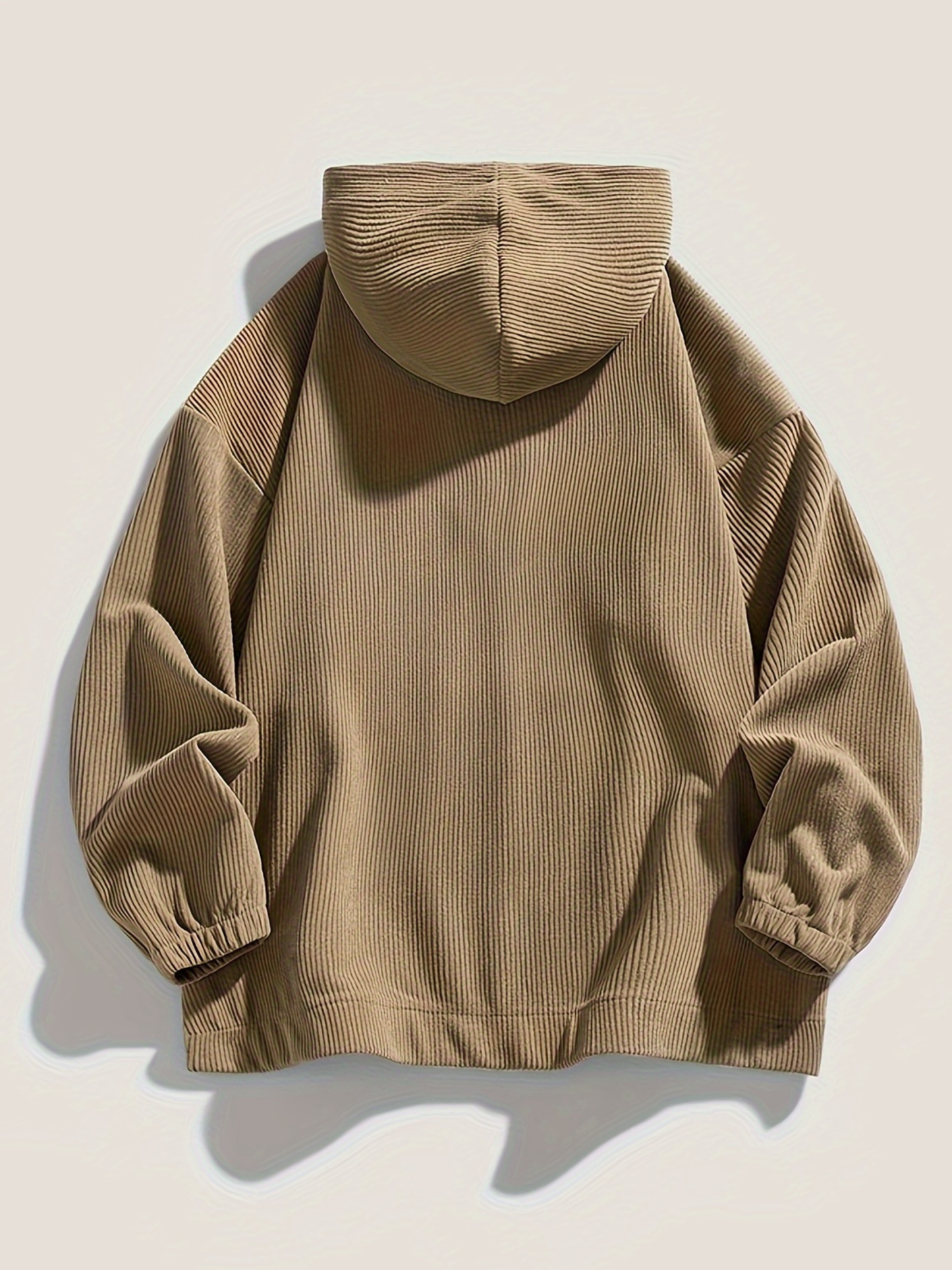 AURA LANE | SUDADERA CON CAPUCHA DE PANA CASUAL HOMBRE