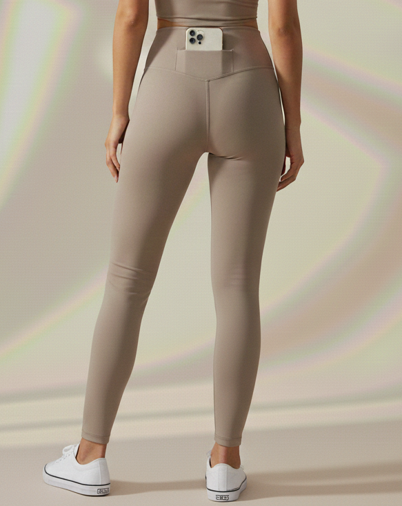 AURA LANE | LEGGINGS DEPORTIVOS CON BOLSILLO (PARA PERSONAS BAJITAS)