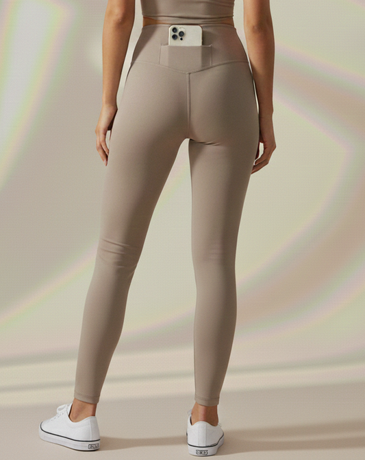 AURA LANE | LEGGINGS DEPORTIVOS CON BOLSILLO (PARA PERSONAS BAJITAS)