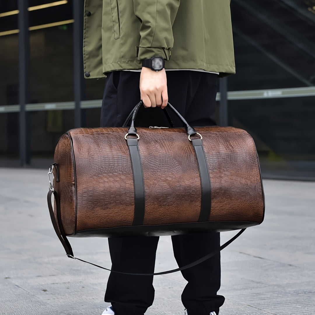 AURA LANE | BOLSO DE VIAJE CUERO HOMBRE