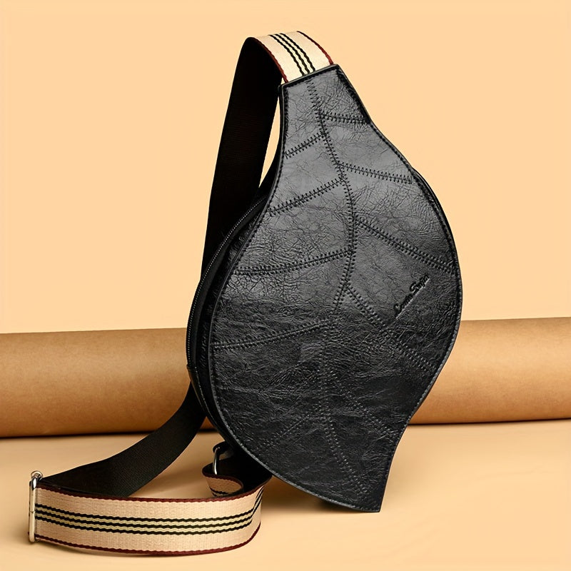 AURA LANE | BOLSO BANDOLERA CON HOJAS BOTÁNICAS