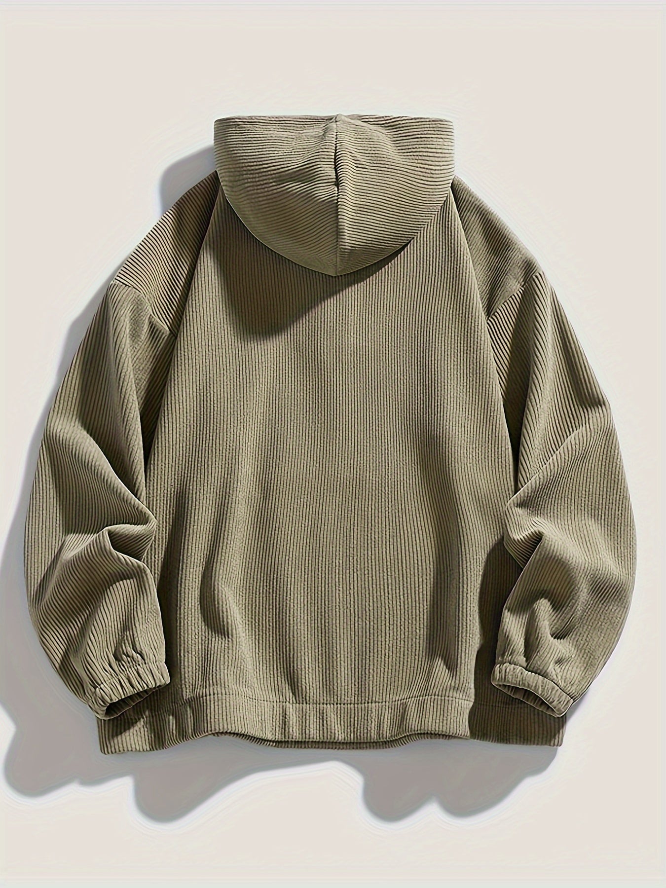 AURA LANE | SUDADERA CON CAPUCHA DE PANA CASUAL HOMBRE
